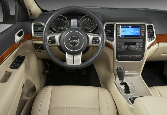 Richiudi informazioni tecniche sull'auto attraverso la Jeep Grand Cherokee WK2