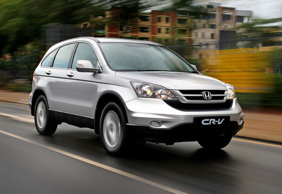 Is there automatic switching of the passing beam to the Honda CR-V when the engine is started