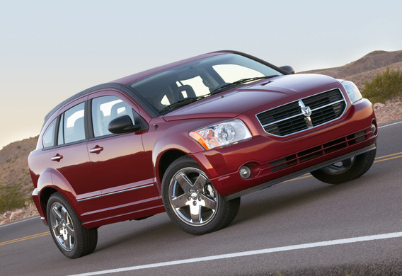 Remove the front headlight onto the Dodge Caliber