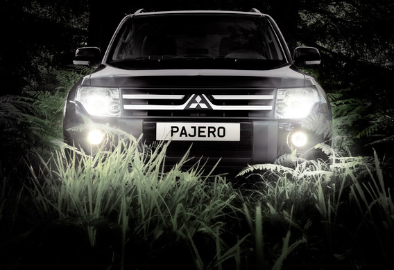Replacement of a fog lamp with Mitsubishi Pajero 4