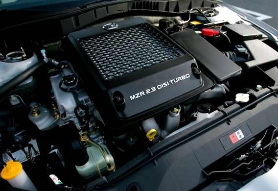The engine does not end up above 3000 revolutions on Mazda 6 I MPS