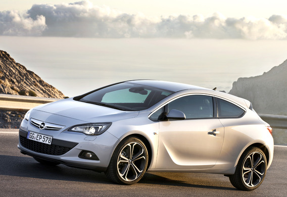 What are the dimensions of Opel Astra J GTC glass cleaners?