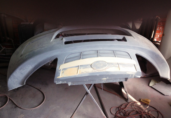 Repair of Mitsubishi Lancer X bumper