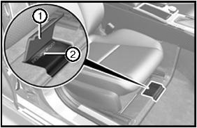 Position of information plates at Mercedes-Benz C-Klasse (W204)