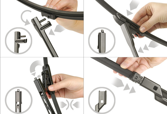 Removing the Hyundai Accent wiper blade