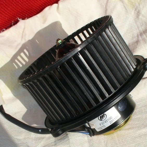 Ferse an der Lifan Smiley Ventilatorheizung