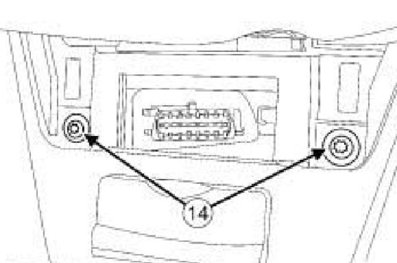 Come smantellare la console centrale sulla Renault Fluence?