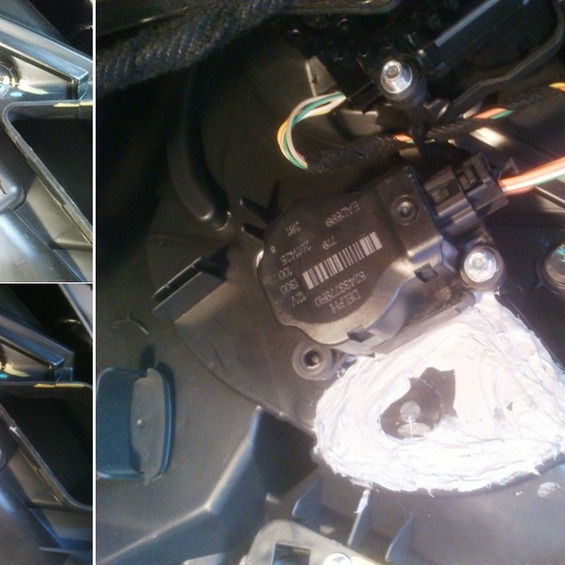 Riparazione di una stufa su Chevrolet Cruz.