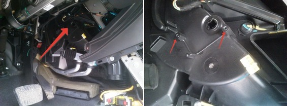 Riparazione di una stufa su Chevrolet Cruz.