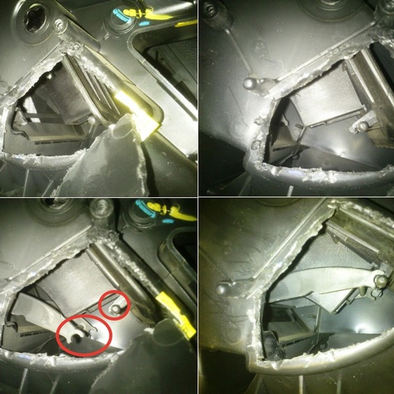 Riparazione di una stufa su Chevrolet Cruz.