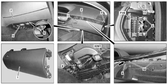 Levée de la carcasse chez Mercedes-Benz S-klassse (W221)