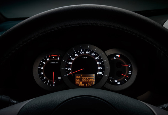 Quali sono i messaggi di avvertimento sul pannello Toyota RAV4 III?