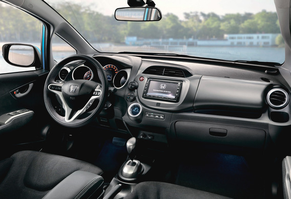 It switches the option lever after the parking lot in the Honda Jazz