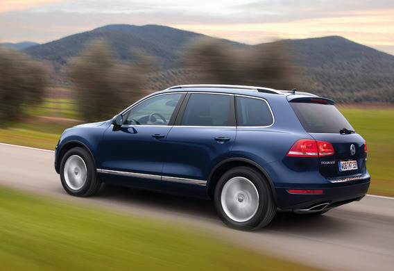 Full-drive modes on the Volkswagen Touareg II (NF)