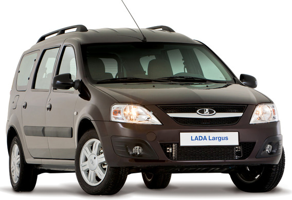 Can LADA Largus be serviced by an official Renault dealer?